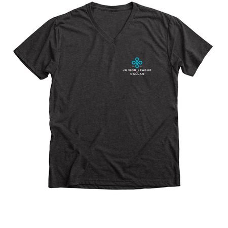 JLD&nbsp;Classic&nbsp;Logo - Dark, a Dark Grey Heather Premium V-Neck Tee