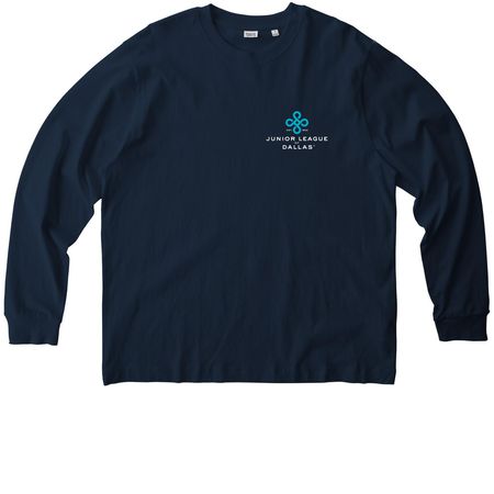 JLD&nbsp;Classic&nbsp;Logo - Dark, a French Navy Stanley/Stella Unisex Freestyler Heavyweight Long Sleeve Tee