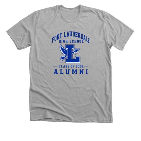 FLHS Alumni Collection - Class of 2006, a Athletic Heather Premium Unisex Tee