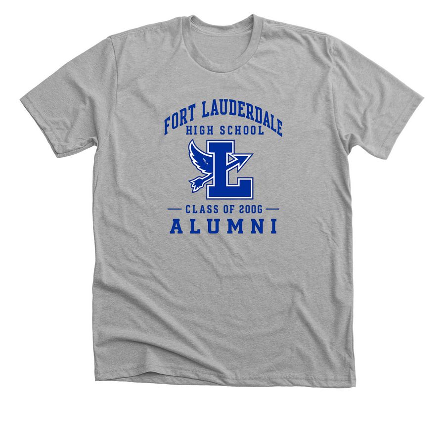 FLHS Alumni Collection - Class of 2006, a Athletic Heather Premium Unisex Tee
