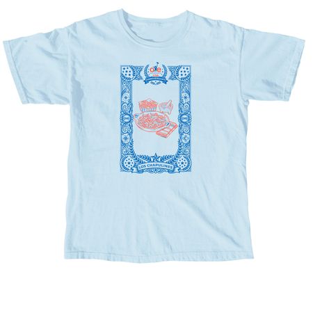 LOS CHAPULINES (The Grasshoppers) 25th Anniv., a Chambray Comfort Colors Unisex Tee