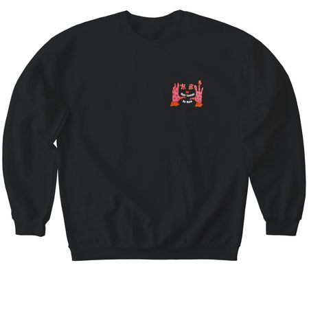 THREE EYES HL&nbsp;, a Black Softstyle Crewneck Sweatshirt
