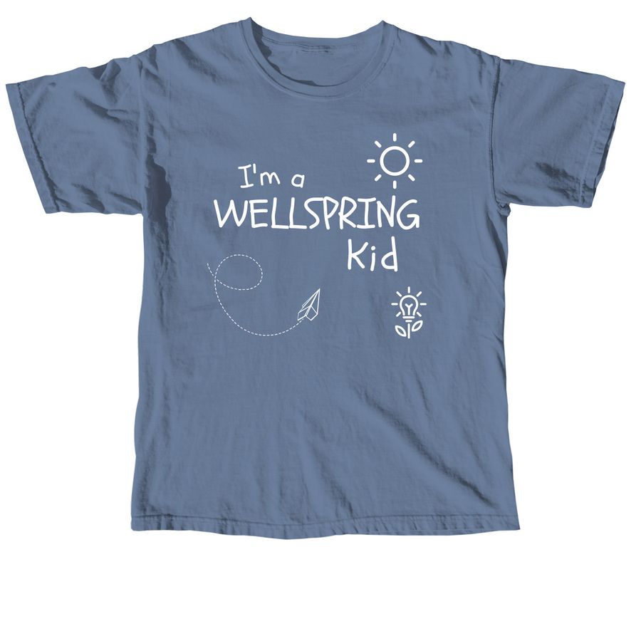 Wellspring Youth Programs, a Blue Jean Comfort Colors Unisex Tee