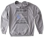 HAS26, a Sport Grey Gildan Softstyle Pullover Hoodie (back-view)