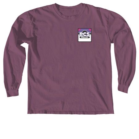 PCS Season 4, a Berry Comfort Colors Long Sleeve Tee