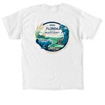 2026 FLTWS Spring Conference T-Shirts, a White Classic Unisex Tee (back-view)