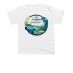 2026 FLTWS Spring Conference T-Shirts, a White Youth Unisex Tee (back-view)