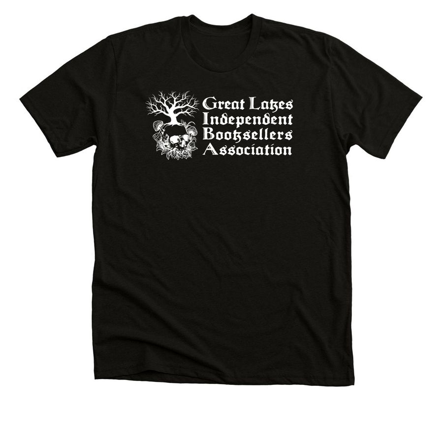 Gothic Lakes Independent Booksellers Assoc., a Solid Black Blend Premium Unisex Tee