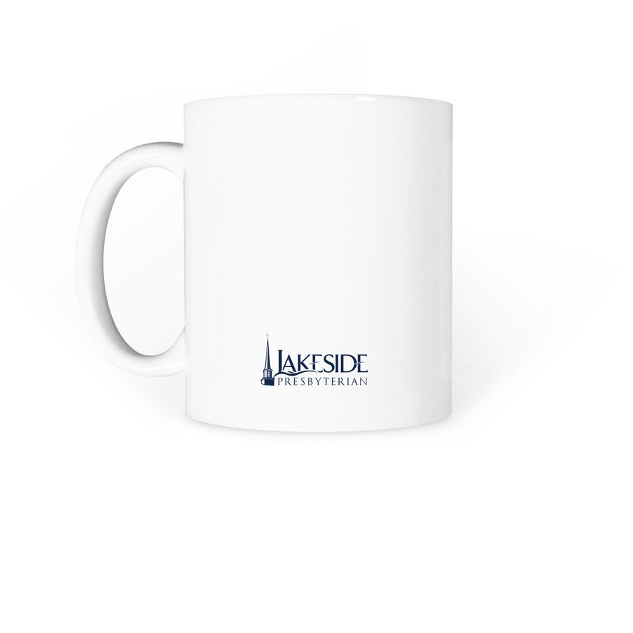 Blessing Life Mugs, a White Coffee Mug (back-view)