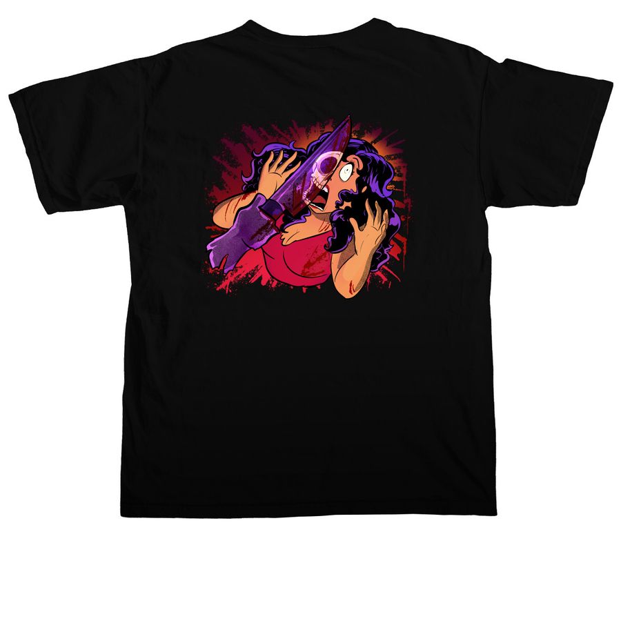 Final FMC Back Graphic, a Black Comfort Colors Unisex Tee (back-view)
