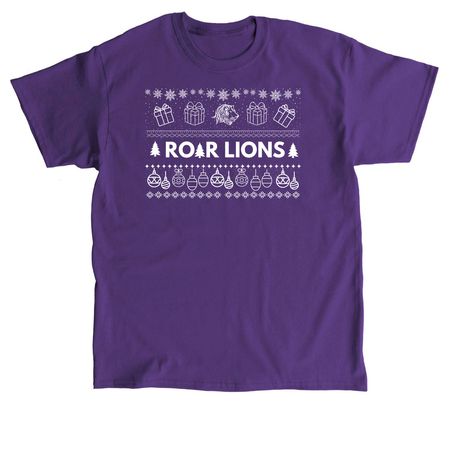 Roar Lions!!, a Purple Classic Unisex Tee