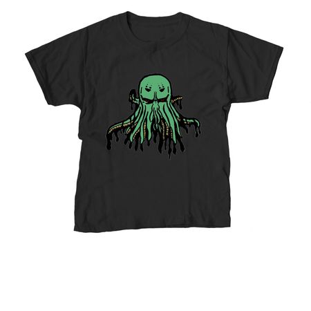 RottenPop: Cthulhu Abyss&nbsp;, a Black Youth Unisex Tee