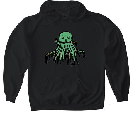 RottenPop: Cthulhu Abyss&nbsp;, a Black Gildan Softstyle Pullover Hoodie