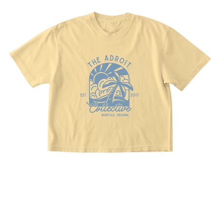 Beachy Keen, a Butter Comfort Colors Boxy Tee