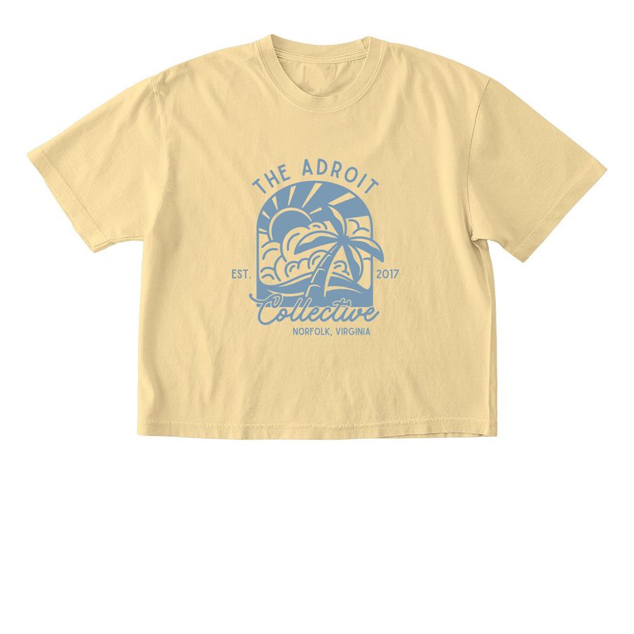 Beachy Keen, a Butter Comfort Colors Boxy Tee