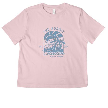 Beachy Keen, a Soft Pink Women's Heavyweight Tee