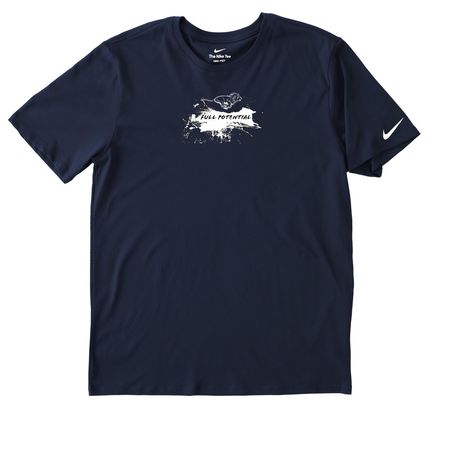 Splash Full Potential Dri-fit, a College Navy Nike Dri-FIT Jersey Blend Performance Tee