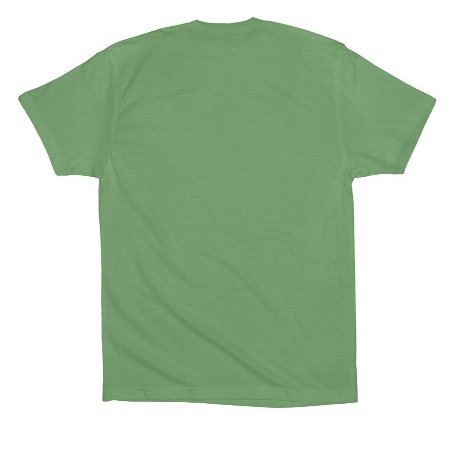 Camp Pride Shirts for All!, a Leaf Premium Cotton Tee (back-view)