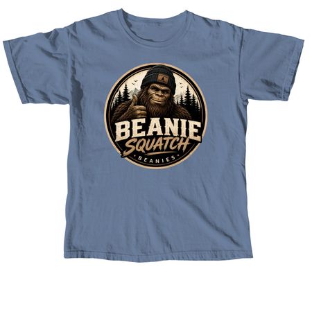 Beanie Squatch&nbsp;, a Blue Jean Comfort Colors Unisex Tee