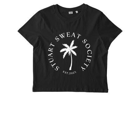 STUART SWEAT SOCIETY SIGNATURE TEE, a Black Stanley/Stella Women?s Stella Muser Tee