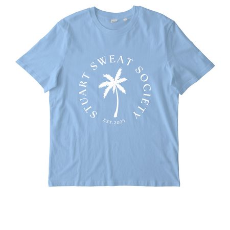 STUART SWEAT SOCIETY SIGNATURE TEE, a Blue Soul Stanley/Stella Unisex Creator 2.0 Tee