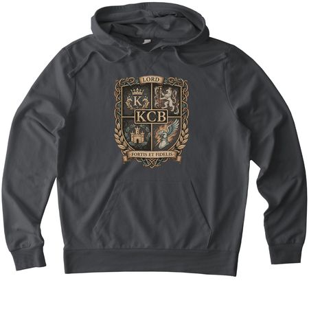 *New Lord KCB LOGO, a Terrain Grey Allmade Organic French Terry Pullover Hoodie