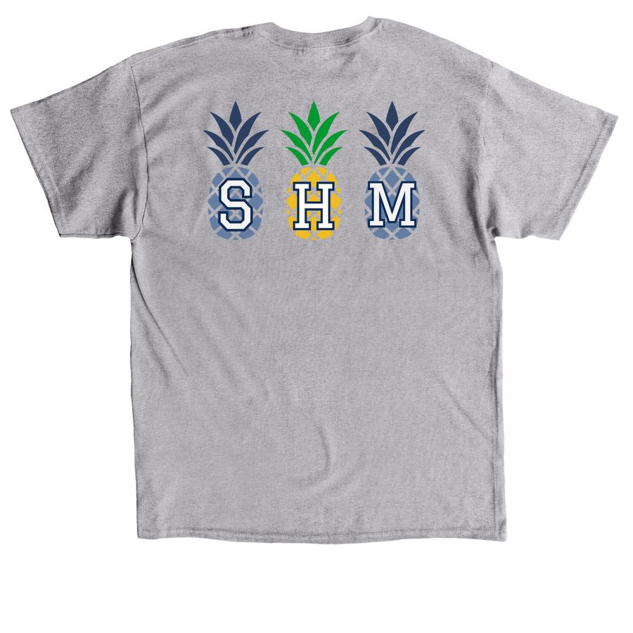 School of Hospitality Management Merch, a Sport Grey Classic Unisex Tee (back-view)