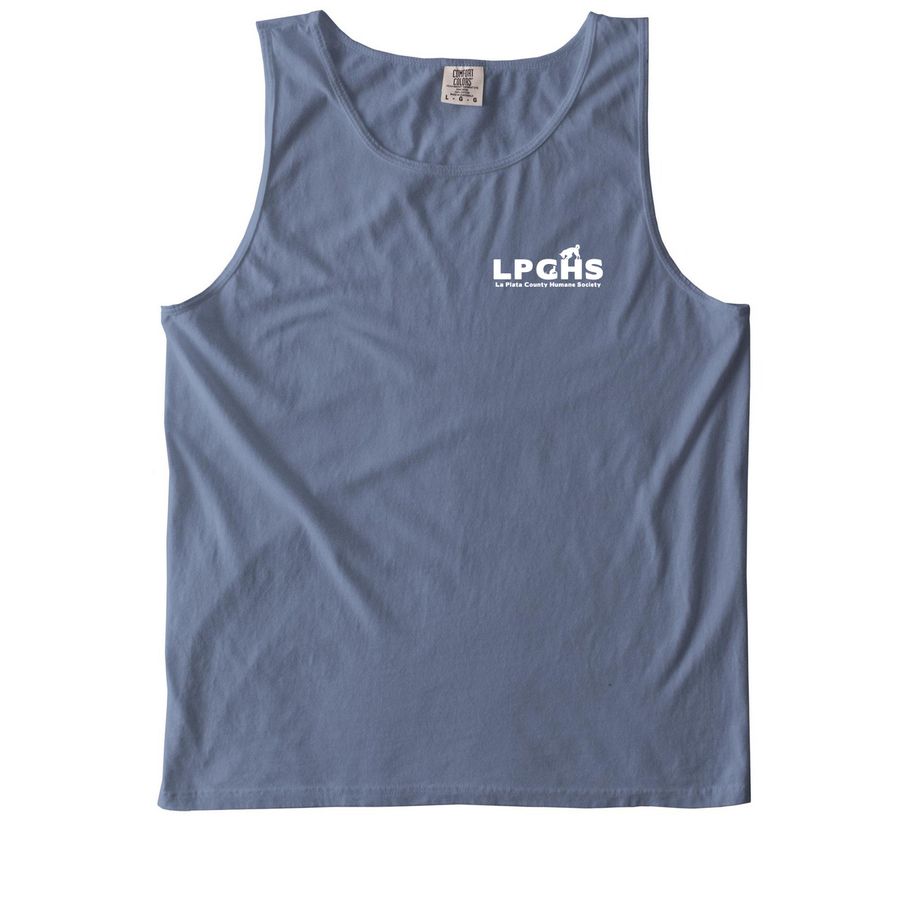 LPCHS 50th Anniversary Fundraiser Tanks, a Blue Jean Comfort Colors Tank Top