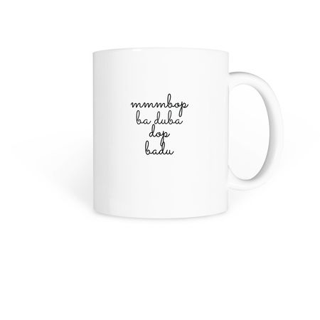 Mmmbop!, a White Coffee Mug
