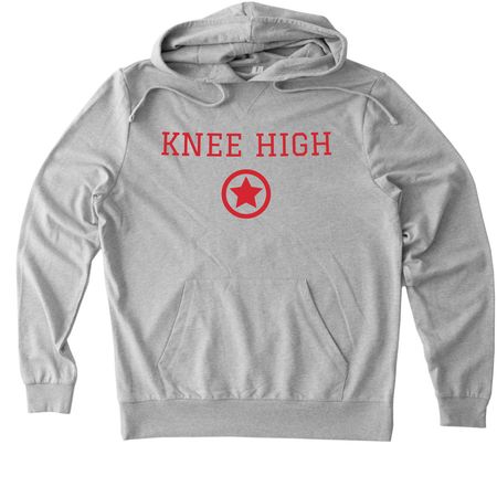 Knee High - Star Sweatshirt, a Granite Grey Heather Allmade Organic French Terry Pullover Hoodie
