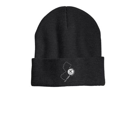 NJ Key Club Pride Hat, a Heather Charcoal Printed Cuffed Beanie