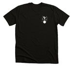 A Midsummer Night's Dream Collection, a Solid Black Blend Premium Unisex Tee (back-view)