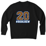 Kat-On, a Black Nike Club Fleece Crewneck Sweatshirt (back-view)