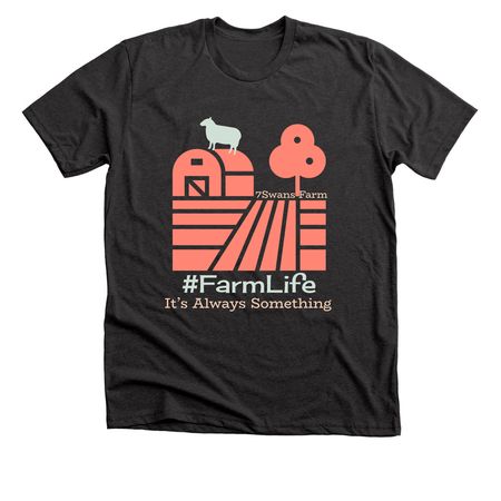 Farm Life, a Dark Grey Heather Premium Unisex Tee