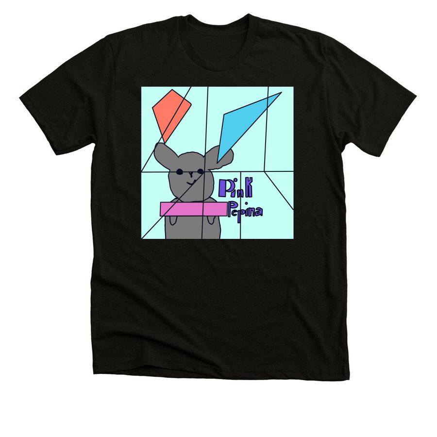 Geometry pepina, a Solid Black Blend Premium Unisex Tee