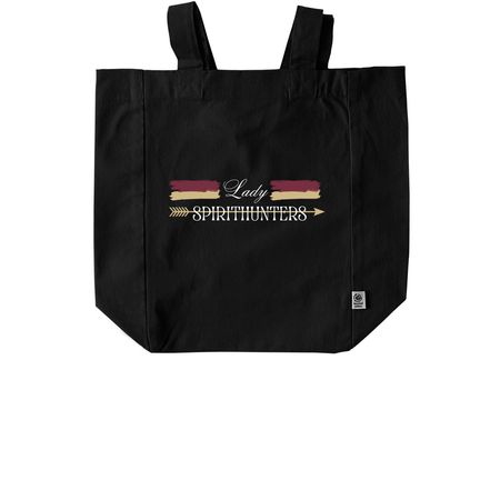 LSH TOTE, a Black Recycled Cotton Tote Bag