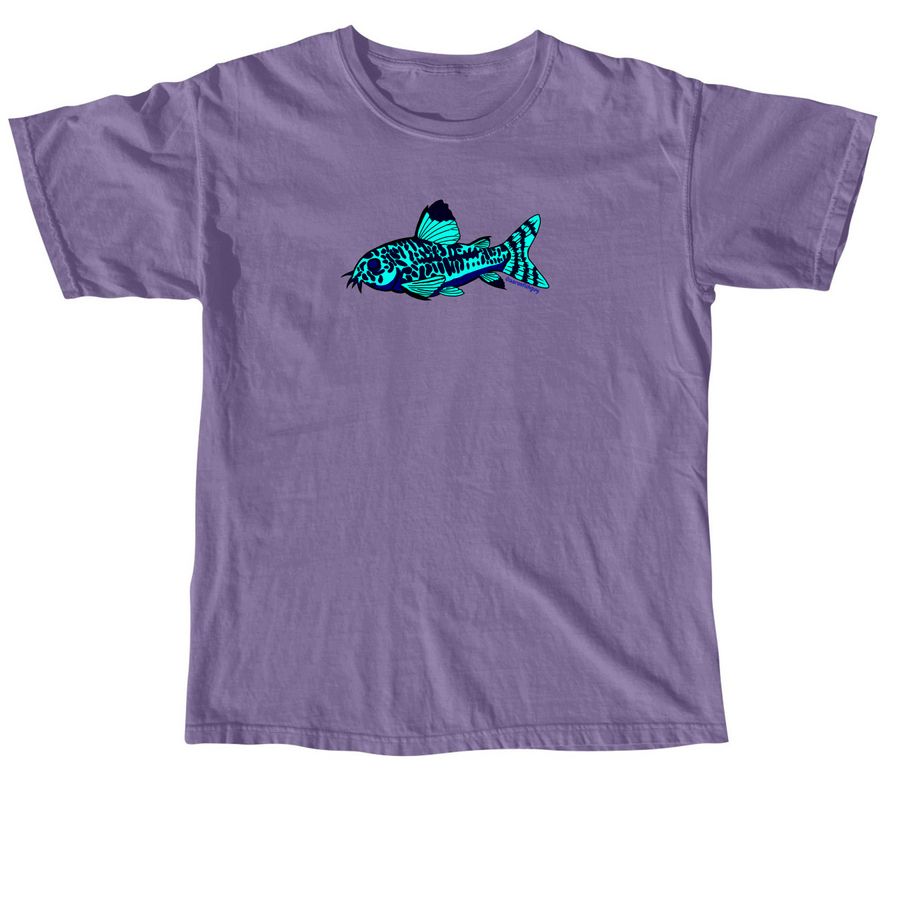 Julii Corydoras, a Grape Comfort Colors Unisex Tee