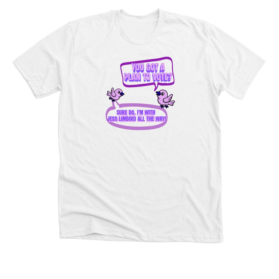 Jess Limbird for Lewisburg City Council, a Solid White Blend Premium Unisex Tee