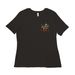 Womens 911 Stag, a Black Women?s Relaxed Cotton Tee