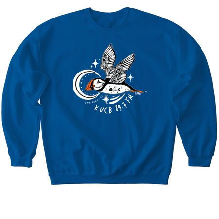 2025 Puffin Design By Lydia Dirks, a Royal Softstyle Crewneck Sweatshirt