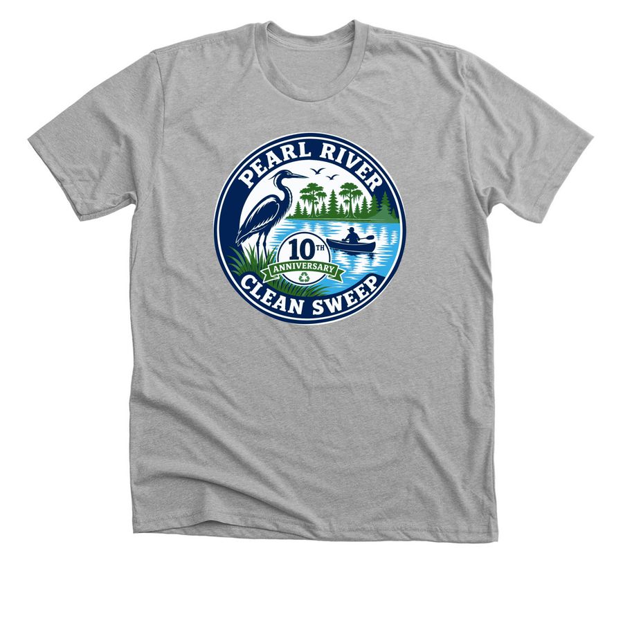 Special 10th Anniversary Clean Sweep T-shirts, a Athletic Heather Premium Unisex Tee