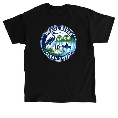 Special 10th Anniversary Clean Sweep T-shirts, a Black Classic Unisex Tee