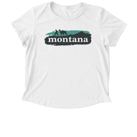 Swan Peak Llama, a Fairly White Allmade Eco Triblend Women?s Scoop Neck Tee