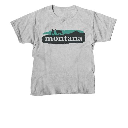 Swan Peak Llama, a Sport Grey Youth Unisex Tee