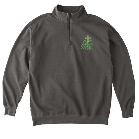 We Are Best Grove ?Merch?, a Pepper Comfort Colors Quarter Zip Pullover