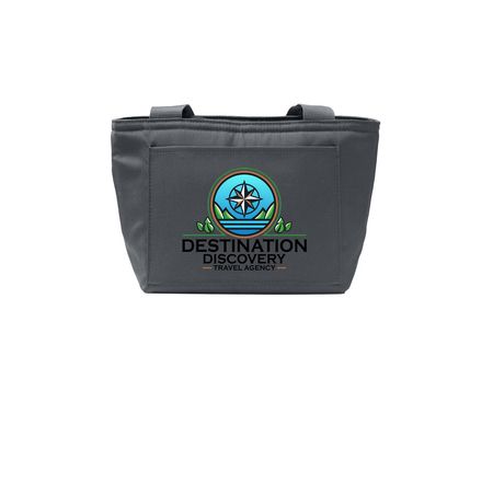 Lunch Bag, a Grey Steel Insulated Lunch Tote