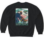 NWWK9 Spring Trial 2026, a Black Softstyle Crewneck Sweatshirt (back-view)