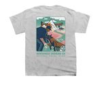 NWWK9 Spring Trial 2026, a Sport Grey Youth Unisex Tee (back-view)
