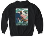 NWWK9 Spring Trial 2026, a Black Gildan Softstyle Pullover Hoodie (back-view)