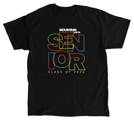 MVGS Class of 2026 Color Glow, a Black Classic Unisex Tee